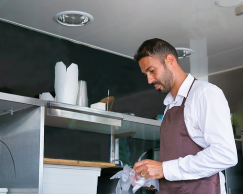 Service team restaurant